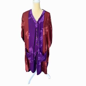 Kusnadi Kimono Tunic Top Boxy Colorful Indonesia